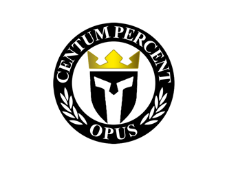 100% Work or One Hundred Percent Work logo design by kunejo