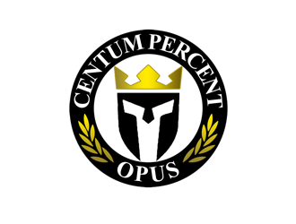 100% Work or One Hundred Percent Work logo design by kunejo