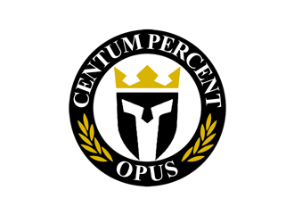 100% Work or One Hundred Percent Work logo design by kunejo