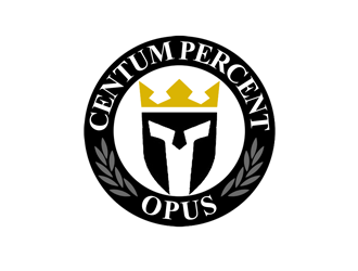 100% Work or One Hundred Percent Work logo design by kunejo