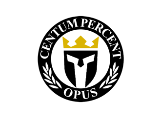 100% Work or One Hundred Percent Work logo design by kunejo