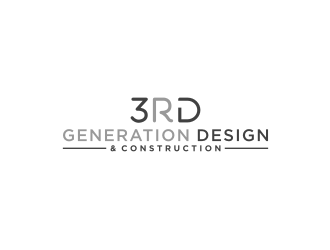 3rd Generation Design & Construction  logo design by bricton