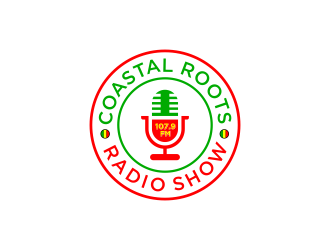 Coastal Roots Radio Show logo design by ammad