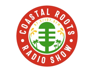 Coastal Roots Radio Show logo design by akilis13
