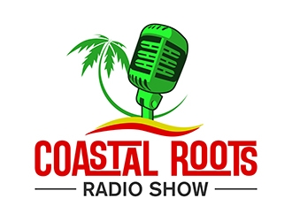 Coastal Roots Radio Show logo design by SteveQ
