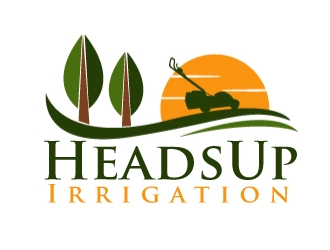 HeadsUp Irrigation logo design by AamirKhan