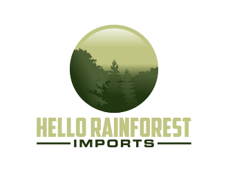 Hello Rainforest Imports  logo design by Kruger