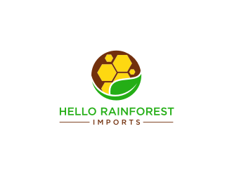 Hello Rainforest Imports  logo design by Barkah