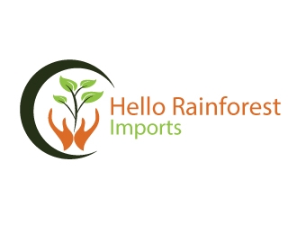 Hello Rainforest Imports  logo design by AamirKhan