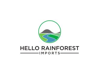 Hello Rainforest Imports  logo design by Sheilla