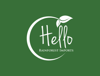 Hello Rainforest Imports  logo design by ammad