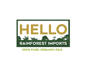 Hello Rainforest Imports  logo design by PrimalGraphics
