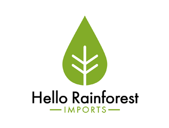 Hello Rainforest Imports  logo design by ingepro