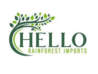 Hello Rainforest Imports  logo design by akilis13