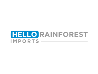Hello Rainforest Imports  logo design by logitec