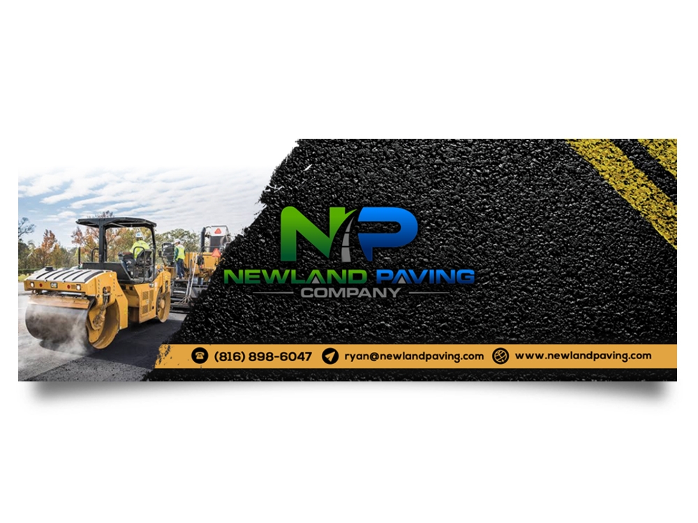 Newland Paving Company  logo design by Realistis