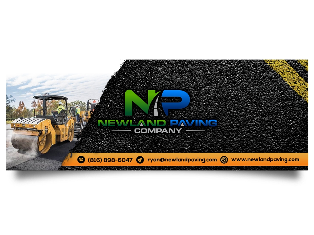 Newland Paving Company  logo design by Realistis