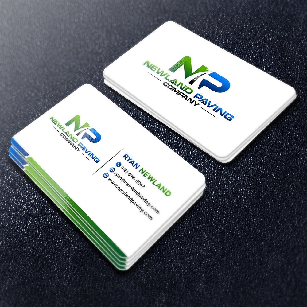 Newland Paving Company  logo design by scriotx