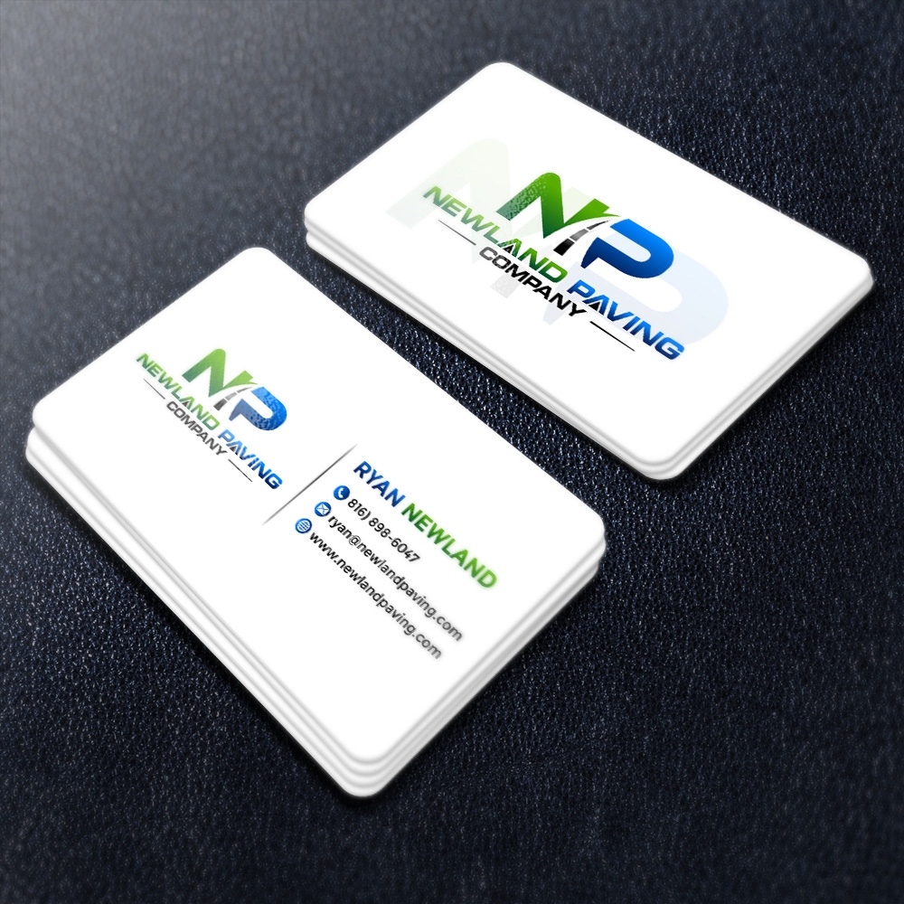 Newland Paving Company  logo design by scriotx