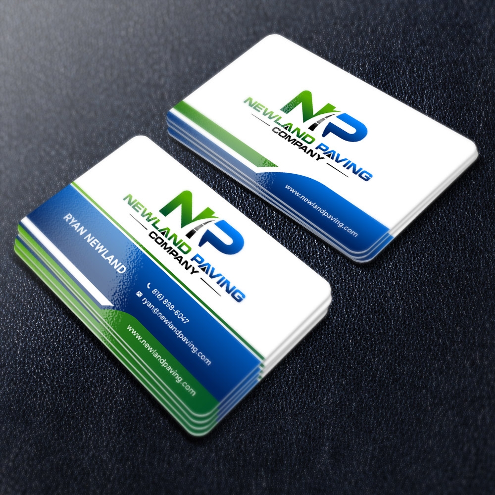 Newland Paving Company  logo design by scriotx