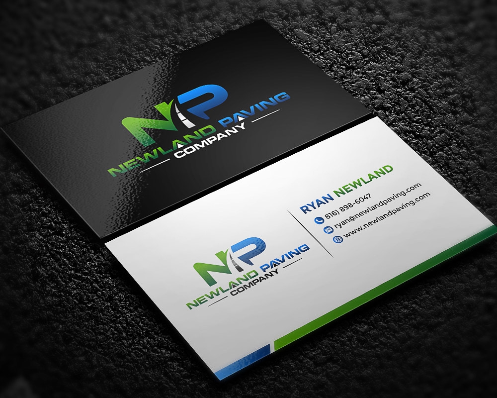 Newland Paving Company  logo design by scriotx