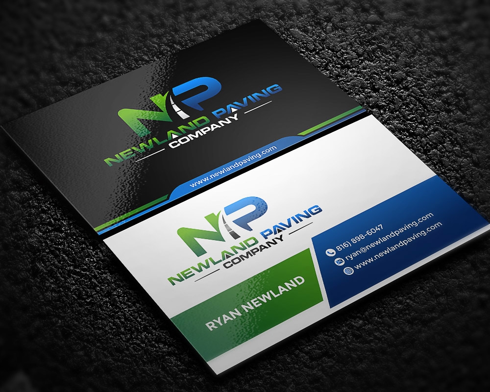 Newland Paving Company  logo design by scriotx