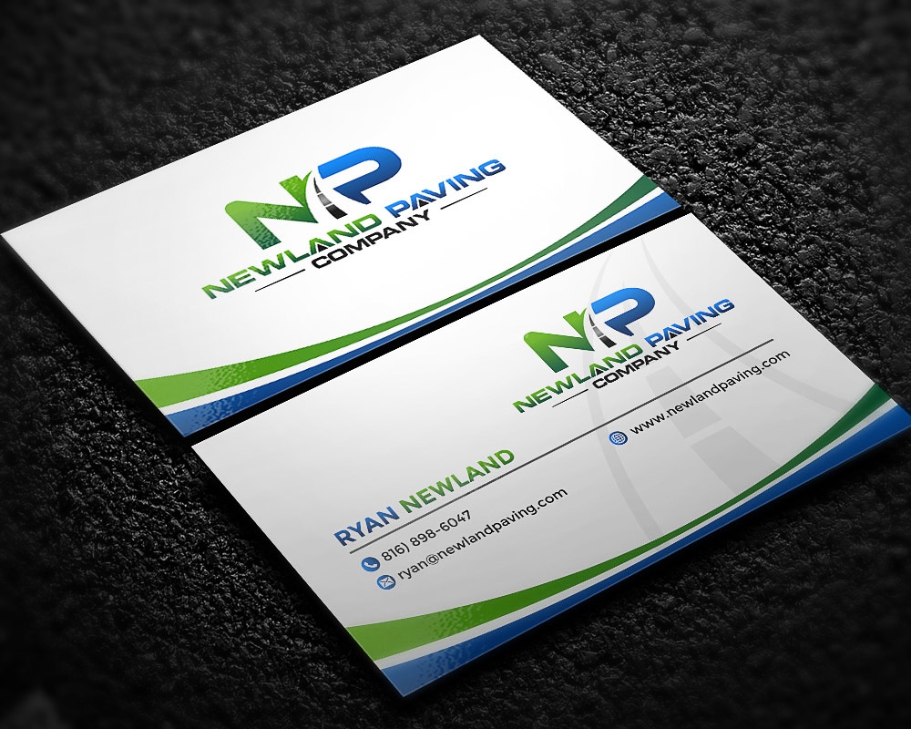 Newland Paving Company  logo design by scriotx