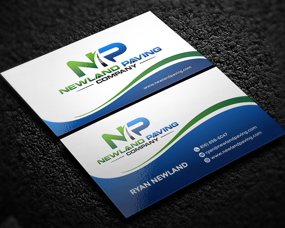 Newland Paving Company  logo design by scriotx