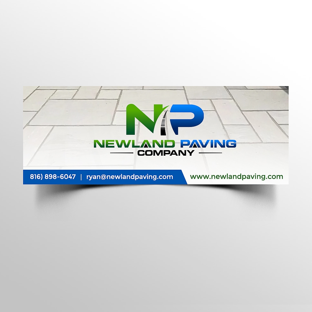 Newland Paving Company  logo design by scriotx