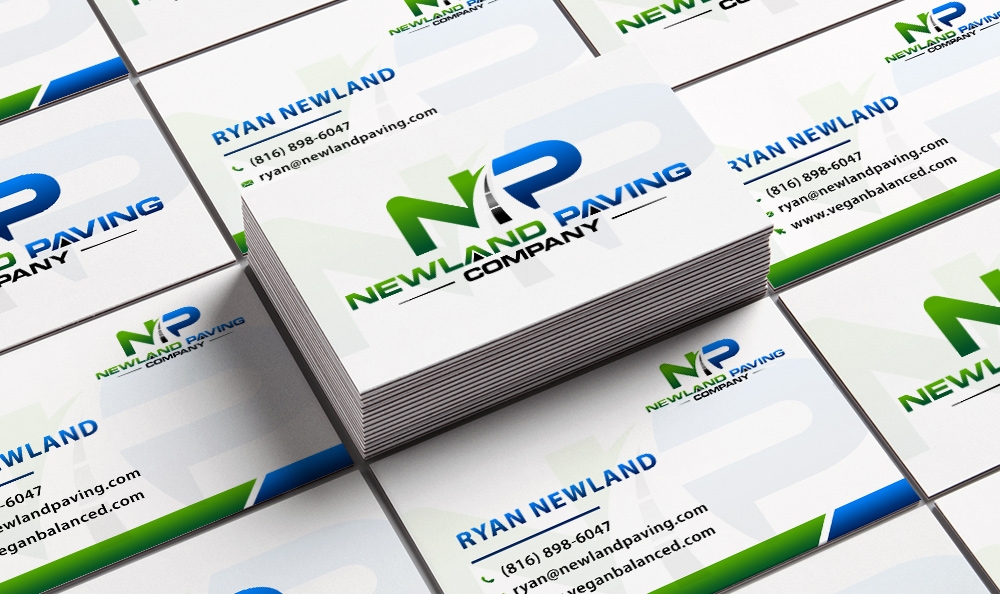 Newland Paving Company  logo design by Frenic