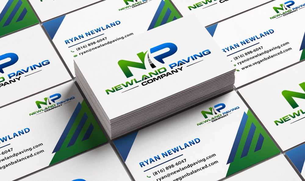 Newland Paving Company  logo design by Frenic