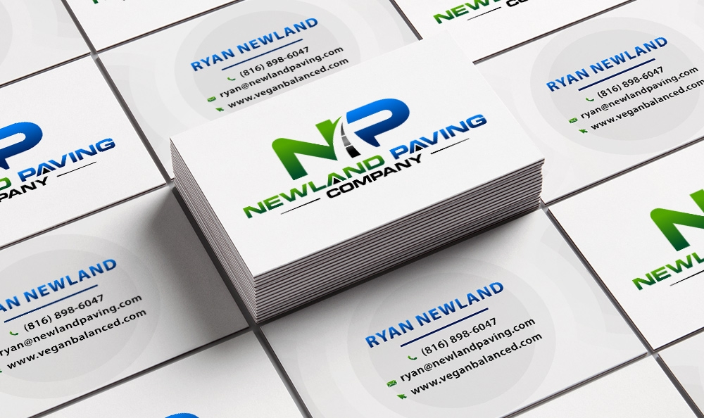 Newland Paving Company  logo design by Frenic