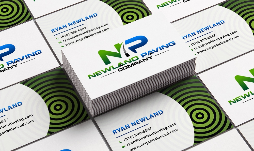 Newland Paving Company  logo design by Frenic