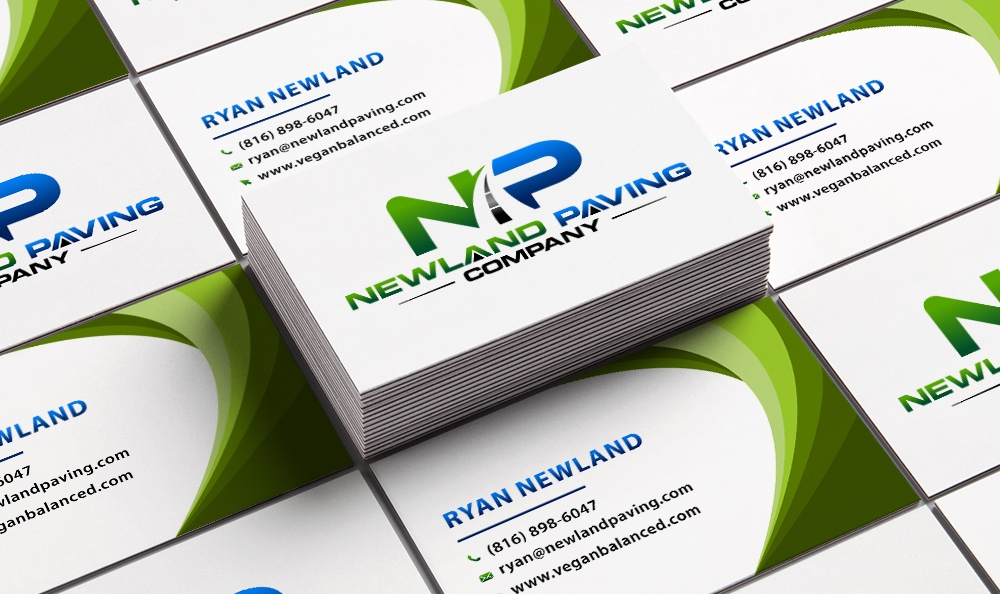 Newland Paving Company  logo design by Frenic