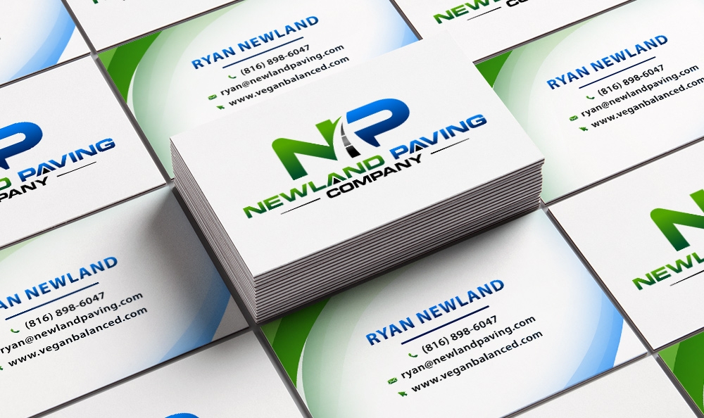 Newland Paving Company  logo design by Frenic