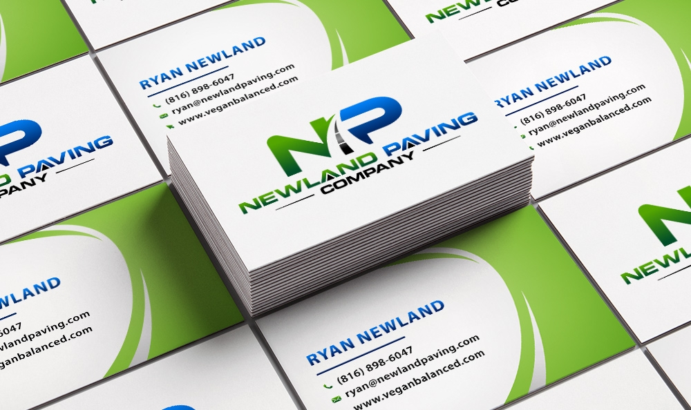 Newland Paving Company  logo design by Frenic