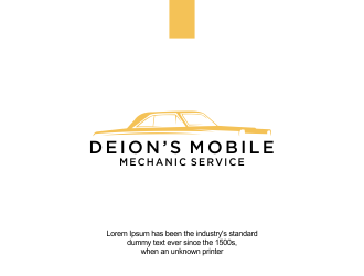 Deion’s mobile mechanic service  or the re-up mobile mechanic services  logo design by Meyda
