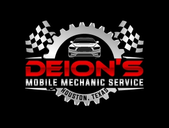 Deion’s mobile mechanic service  or the re-up mobile mechanic services  logo design by LogOExperT