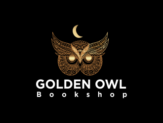 Golden Owl Bookshop  logo design by fasto99