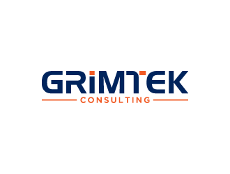Grimtek Consulting logo design by denfransko