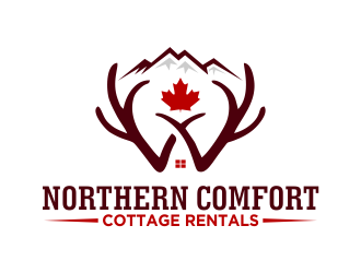 Northern Comfort Cottage Rentals logo design by done