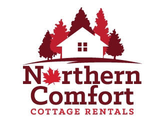 Northern Comfort Cottage Rentals logo design by akilis13
