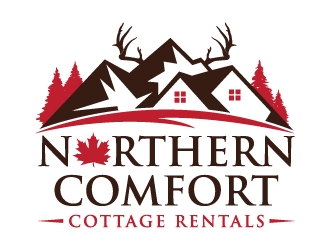 Northern Comfort Cottage Rentals logo design by akilis13