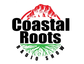 Coastal Roots Radio Show logo design by nikkl