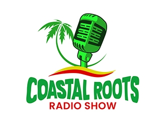 Coastal Roots Radio Show logo design by SteveQ