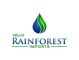Hello Rainforest Imports  logo design by karjen