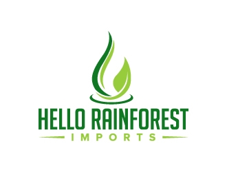 Hello Rainforest Imports  logo design by jaize