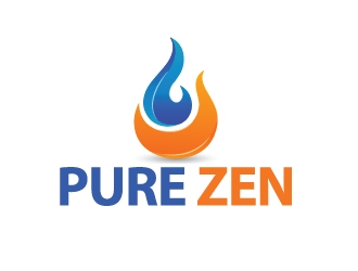 Pure Zen logo design by AamirKhan