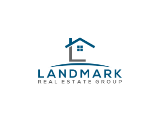 Landmark Real Estate Group logo design by pakderisher