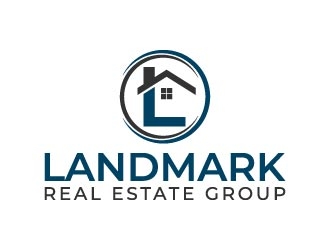 Landmark Real Estate Group logo design by pixalrahul